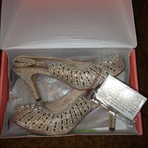 Sparkly heels